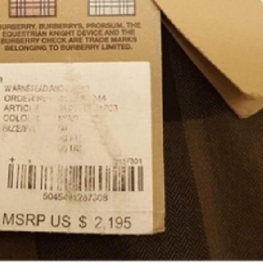 HOSTPICK!!! BURBERRY MOTO LEATHER JACKET - Picture 9 of 9